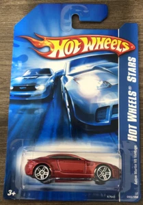 ASTON MARTIN V8 VANTAGE RED W/CHROME WHEEL 1/64 HOT WHEELS STARS 2007 # 092/156 - Picture 1 of 3