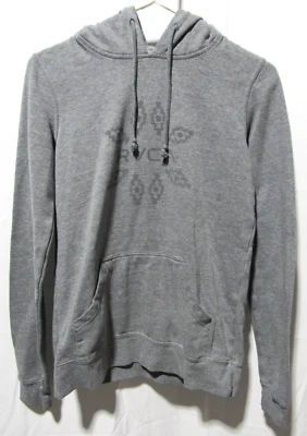 RVCA Hoodie Sweatshirt Women's Gray Pullover Chest Logo Size Small - Image 1 of 4