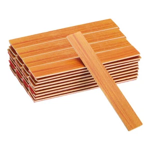 40pcs Dollhouse Flooring 3.94" Wood Miniature Floorboard,Yellow - Picture 1 of 6