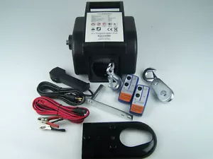 Elektrische Seilwinde Motorwinde Winde 12V Bootwinde bis 8600kg Last Funk NEU ! - Bild 1 von 1