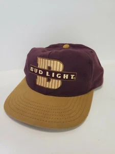 Vtg Embroidered Bud Light Snap-Back Trucker Hat Made in USA. See Description.  - Picture 1 of 8