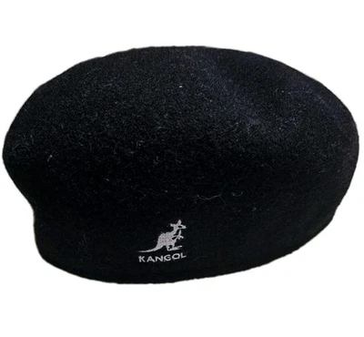 Gorra Boina Kangol Pequeña Azul Pequeña Azul Pura Lana Nueva Foto 1 de 4