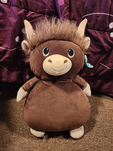 Bee Happy Huggable Highland Cow Plüsch Euc - Bild 1 von 4