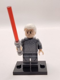 Star Wars Chancellor Palpatine Custom Lego Minifigure 75044 Droid Tri-Fighter