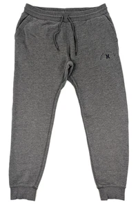 Hurley Surf Co Fleece Jogger Sweatpants, Men 2XL (36x32) Gray Reinforced Seat - Picture 1 of 11