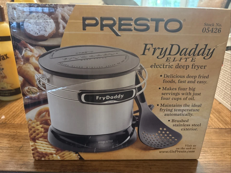 Fritadeira elétrica Presto FryDaddy Elite 05426 óleo 4 xícaras prata - Imagem 1 de 1