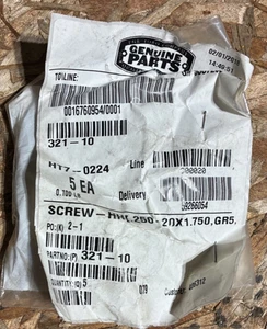 TORO Hex Head Bolts (5 Pack) 321-10 Genuine OEM - Picture 1 of 3