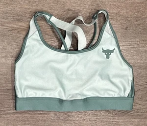 UNDER ARMOUR UA Project Rock Crossback Compression Sports Bra Medium - Picture 1 of 4