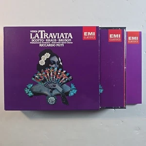 Verdi: La Traviata. Scotto. Kraus. Bruson. Muti (EMI) - Imagen 1 de 2
