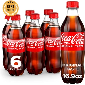 Coca-Cola, 16,9 fl oz, paquete de 6 - Imagen 1 de 12