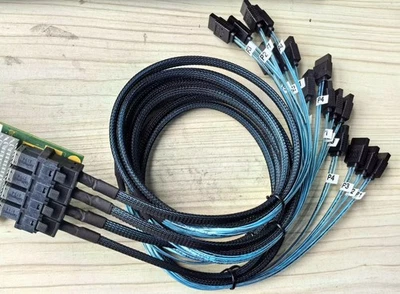 OEM 9305-16i LSI SAS3216 12Gbps HBA IT mode ZFS TrueNAS Unraid +4* SFF-8643 SATA - Bild 1 von 4