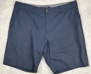 O'Neill Hybrid Men's Board Shorts Size 38 Blue Lightweight Hyperdry Stretch Golf - Picture 1 of 8