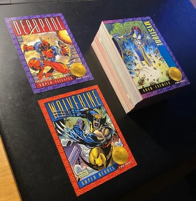 1993 Skybox Marvel X-Men Series 2 Complete set of 99 cards (minus checklist) - Image 1 of 4