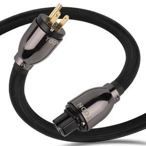 HiFi Audio Stromkabel für Audiophile mit 7 AWG O-C-C Adern, 24K vergoldet... - Bild 1 von 8