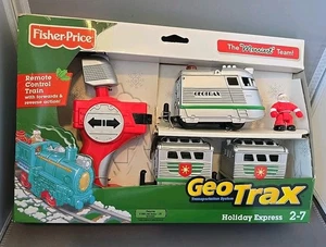 Nuevo GEOTRAX NAVIDAD VACACIONES EXPRESS MERRIEST TEAM COCHES REMOTOS SANTA Y TREN - Imagen 1 de 3