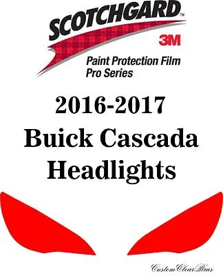 3M Scotchgard Paint Protection Film Pro Series Clear Bra 2016 2017 Buick Cascada - Image 1 of 3