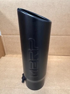*RETURNED SALE* MBRP (T5112BLK) Universal Tip Angled Rolled End 3.5" (3) - Foto 1 di 7