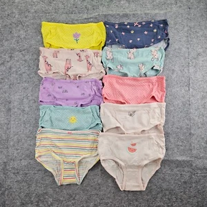 Carters Girls 10-Pack Stretch Cotton Undies Panty size 14, 6/6X, 8, 4-5 NWT - Picture 1 of 7