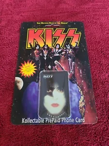 KISS KOLLECTABLE PREPAID PHONECARD KC#4 / SEALED - Picture 1 of 4