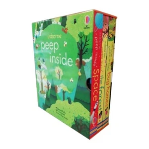 Usborne Peep Inside 3 Books Box By Anna Milbourne – Ages 0-5 - Hardback - Imagen 1 de 7