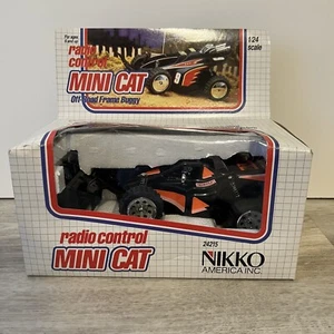 Vintage NIKKO Mini Cat Radio Control RC 1/24 Off Road Buggy, New in Box W/Remote - Picture 1 of 4