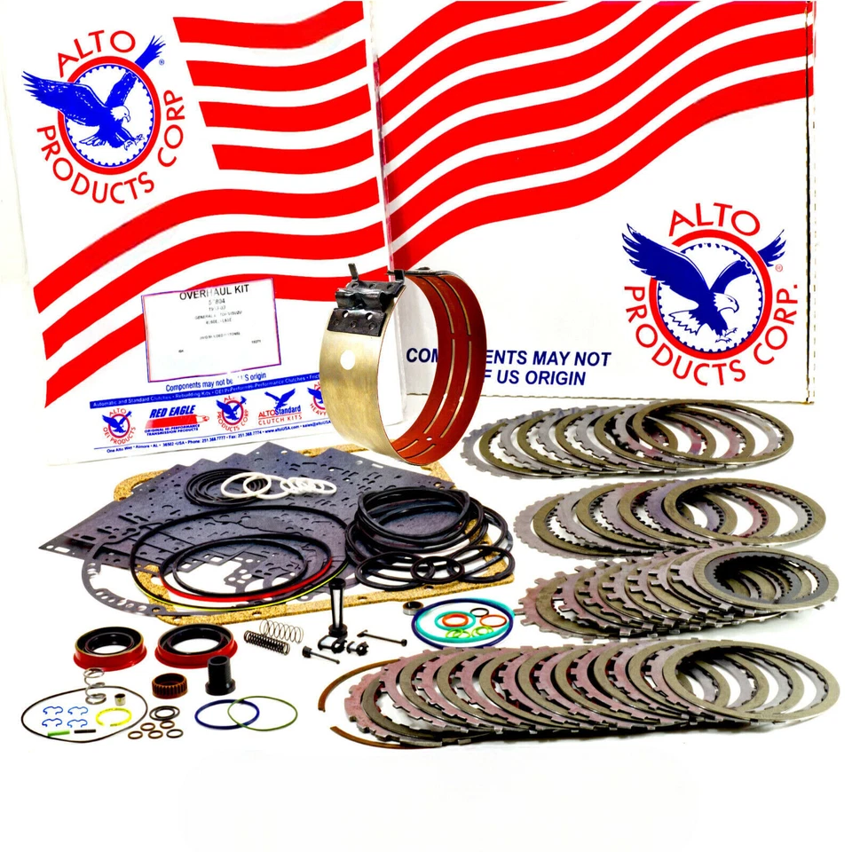 Kit de reconstrucción de transmisión 4L60E Alto Heavy Duty 3-4 Power Pack con banda ancha 93-03 Foto 1 de 4