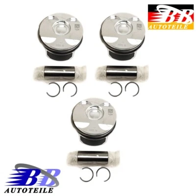 3x Juego de pistones Ford 1.0 EcoBoost 2 Gen. B-Max C-Max Focus Mondeo B3DA B7DA STD Foto 1 de 3