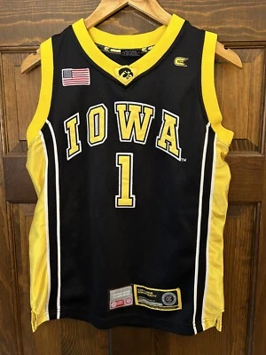 Kids Colosseum Athletics Iowa Basketball Jersey Vintage #1 Youth Size Large - Image 1 of 4