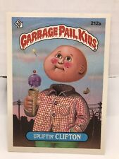 Upliftin' Clifton Garbage Pail Kids 1986 GPK Topps Original Series 6 #212a