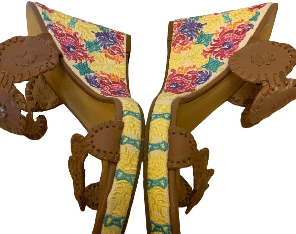 Zapatos de cuña Jack Rogers Livvy para mujer, coñac talla 11 Foto 1 de 4