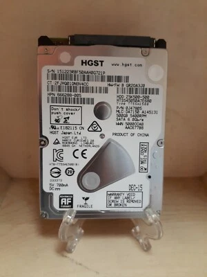HGST HTS545050A7E680 500GB Hard Drive SATA 666288-005 0J47805 - Image 1 of 3