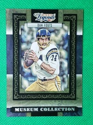 2008 Sports Legends MUSEUM COLLECTION /1000 Dan Fouts HOF San Diego Chargers - Image 1 of 3