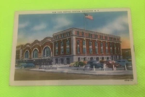 Post Card - New York Central Station Rochester NY Unposted - Picture 1 of 2