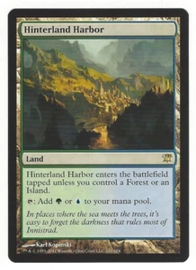 MTG Magic The Gathering Innistrad Hinterland Harbor Rare Forest Island Mana - Bild 1 von 2