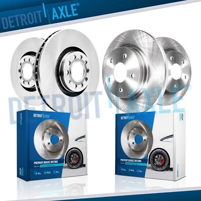 321mm Front & 255mm Rear Disc Brake Rotors for 2001-2005 Audi Allroad Quattro - Image 1 of 4