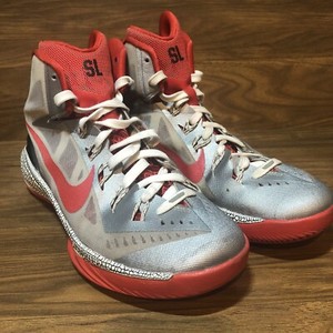 nike hyperdunk black and red