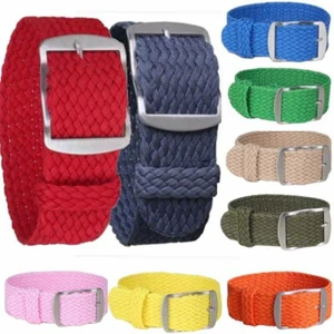 Nylon Weave Watch Band Bracelet Wristwatch Strap Replacement Accessories 14-24mm - Picture 1 of 16