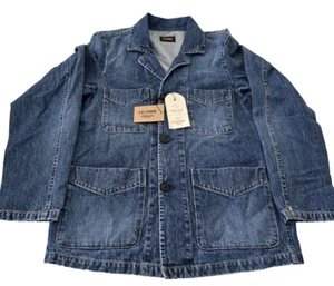 C.O.F. Circle of Friends Studio Cobbler Denim Jacket Blue Color Size Medium - Picture 1 of 14