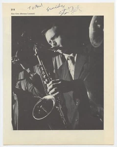 Getz, Stan. (1927-1991) & Freeman, Bud. (1906-1991): Signed Photographs JAZZ SAX - Picture 1 of 2