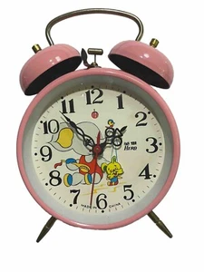 HERO Dumbo Animated Vintage Alarm Clock Mechanical Cleaned & Serviced Warranty - Picture 1 of 6