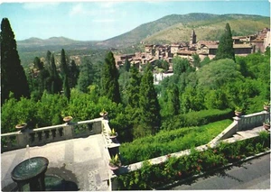 Tivoli Italy Panorama of The Picturesque Town Postcard - Picture 1 of 2