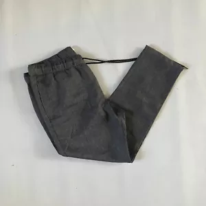 NUOVI PANTALONI RITAGLIATI IN TESSUTO PACSUN TAGLIA L GRIGIO SCURO CASUAL FIT CORDINO - Foto 1 di 3