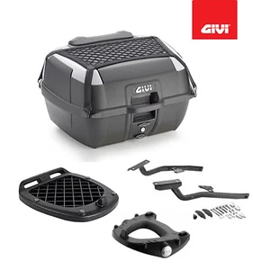 GIVI BLACK CASE KIT B45+ + BRACKETS YAMAHA FZ1 1000 FARE 2012 2013 - Picture 1 of 9