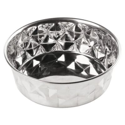 Hunter Hunde-Edelstahlnapf Namy rutschfest, verspiegelte Innenseite - Bild 1 von 4