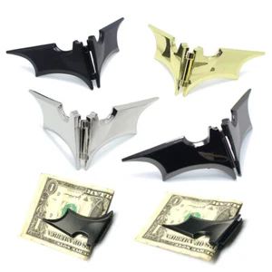 Fashion Money Clip Bat Shaped Men Purse Wallet Card Cash Notes Holder Clip / - Picture 1 of 13