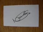 70's-2000's Autographed White Card: West Bromwich Albion - Cross, Nicky. No obvi