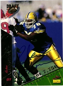 1995 Signature Rookies - Ruben Brown #13 Signatures /7750 (AU, RC) - Bild 1 von 2