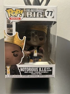 Funko Pop! Figura Vinilo Rocks The Notorious BIG 77 Notorious GRANDE Con Corona - Imagen 1 de 4