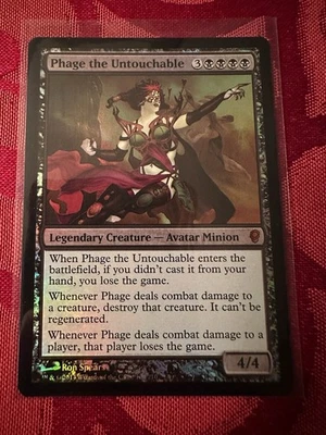 MAGIC THE GATHERING PHAGE THE UNTOUCHABLE LEGEND FOIL CARD - Image 1 of 2