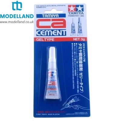 Tamiya CA Cement 87091 GEL Type (3g) For Model Kit